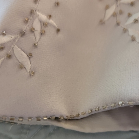 Vintage beaded corselet style crop tunic Zola Evening sz 8 - Picture 7 of 8